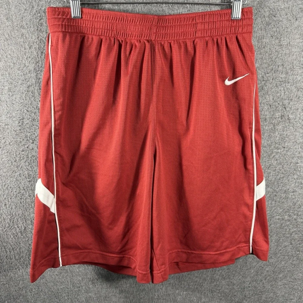 Nike OU Oklahoma University Dry Fit Basketball Shorts Size L Sooners College